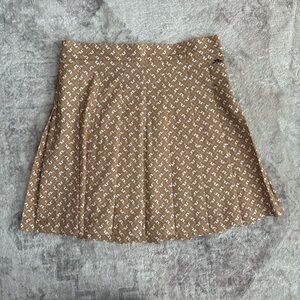 J Lindeberg Adina Printed Pleated Performance Athletic Golf Skirt Medium